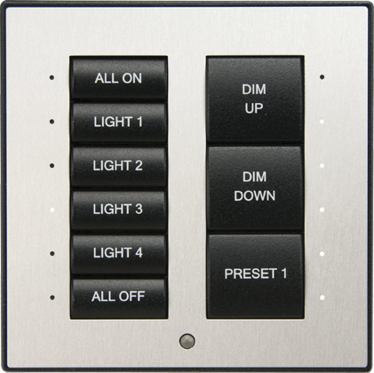 Crestron Keypad silver